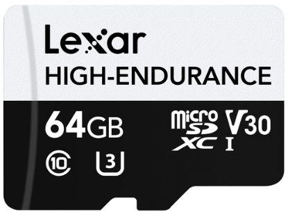 Immagine di Lexar High-Endurance 64 GB MicroSDXC UHS-I Classe 10