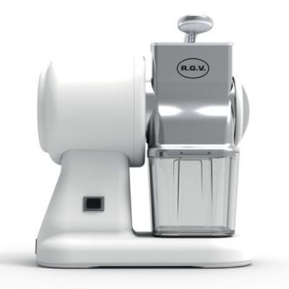 Immagine di RGV Robusta Junior grattugia e spiralizzatore elettrici Grattugia elettrica Trasparente, Bianco