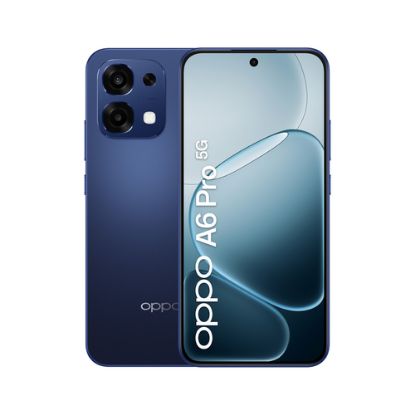 Immagine di OPPO A6 Pro 5G Smartphone, Foto AI 50MP, Frontale 16MP, Display 6.57” 120HZ AMOLED FHD+, 6500mAh, RAM 8(Esp8GB)+ROM 256GB (esp2TB), IP69, [Versione Italia], Stellar Black