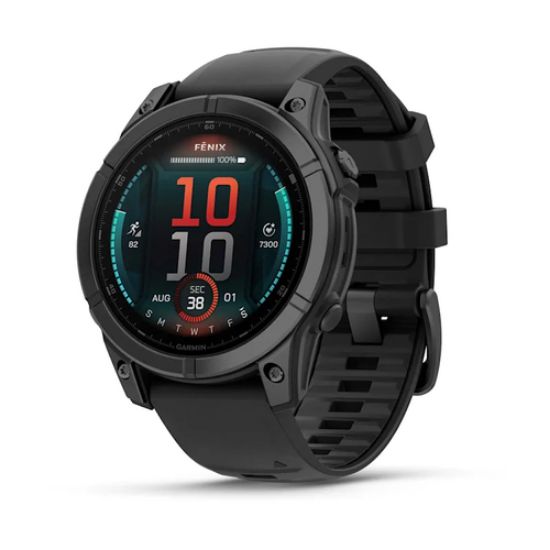 Immagine di Garmin Fenix E 3,3 cm (1.3") AMOLED 47 mm Digitale 416 x 416 Pixel Touch screen Nero Wi-Fi GPS (satellitare)