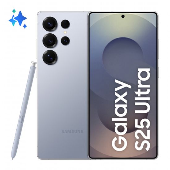 Immagine di Samsung Galaxy S25 Ultra Smartphone AI, Display 6.9'' QHD+ Dynamic AMOLED 2X, Fotocamera 200MP, RAM 12GB, 512GB, 5.000 mAh, Titanium Silverblue