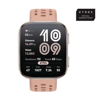 Immagine di Amazfit Bip 6 5 cm (1.97") AMOLED Digitale 390 x 450 Pixel Touch screen Oro GPS (satellitare)