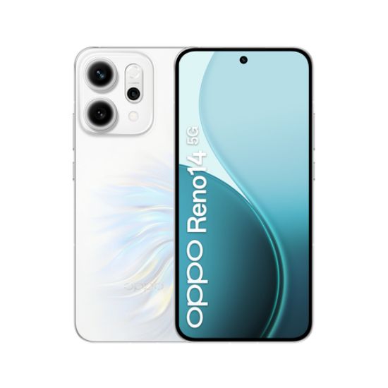 Immagine di OPPO 14 5G Reno14 5G 16,7 cm (6.59") Doppia SIM Android 15 USB tipo-C 12 GB 512 GB 6000 mAh Bianco