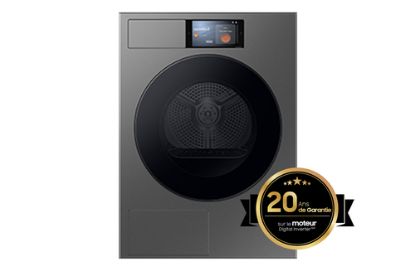 Immagine di Samsung Series 9 DV90F09F4S asciugatrice Libera installazione Caricamento frontale 9 kg Grigio scuro