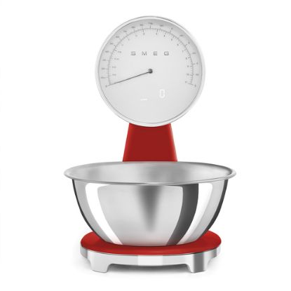 Immagine di Smeg Bilancia da cucina 50's Style – Rosso LUCIDO - KSF01RDWW