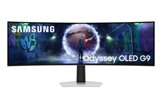 Immagine di Samsung G93SD Monitor PC 124,5 cm (49") 5120 x 1440 Pixel Dual QHD OLED Argento