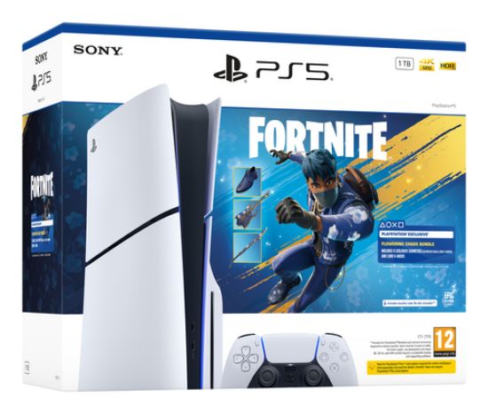 Immagine di Sony PlayStation 5 - Fortnite Flowering Chaos Bundle 1 TB Wi-Fi Nero, Bianco