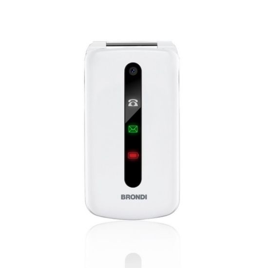 Immagine di Brondi President 7,62 cm (3") 130 g Bianco Telefono cellulare basico