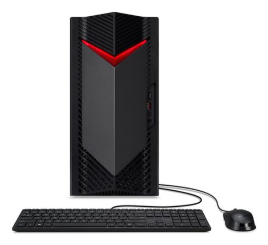 Immagine di Acer NITRO 50 N50-656 Intel® Core™ i5 16 GB DDR5-SDRAM 512 GB SSD NVIDIA GeForce RTX 3050 Windows 11 Home Desktop Gaming Nero