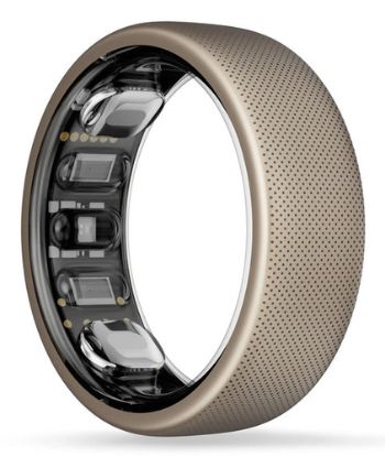 Immagine di Amazfit Helio Ring Anello intelligente con activity tracker Titanio, taglia 8