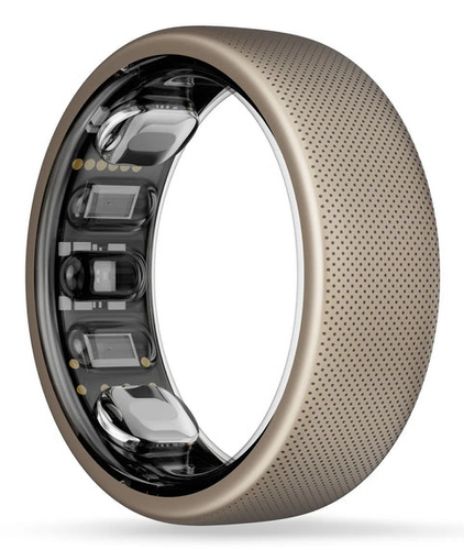 Immagine di Amazfit Helio Ring Anello intelligente con activity tracker Titanio, taglia 8