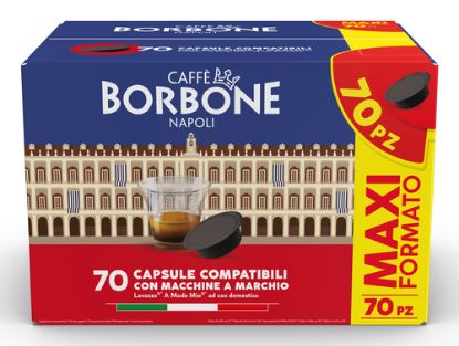 Immagine di Caffè Borbone AMSNERADECISA70P Capsule caffè