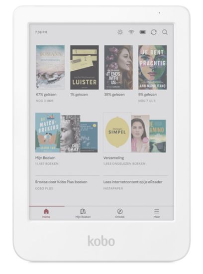 Immagine di Kobo Clara Colour lettore e-book Touch screen 16 GB Wi-Fi Bianco
