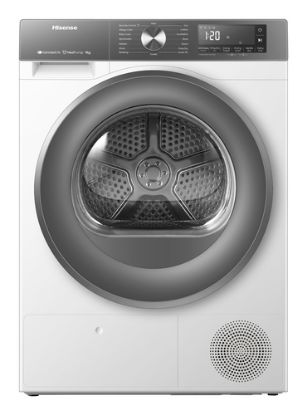 Immagine di Hisense DH3S902BWCCA asciugatrice Libera installazione Caricamento frontale 9 kg Bianco