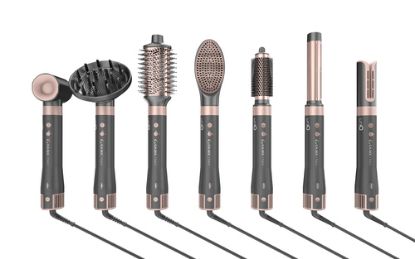 Immagine di GA.MA Multistyler UniQ Vibrance, Asciuga, stira arriCcia e volumizza. Con una potenza di 1500W, Motore digitale brushless, Velocità motore 100.000 RPM. Autopulizia, Filtro removibile, 3 velocità e 3 temperature, colpo d’area fredda. Filtro estraibile.