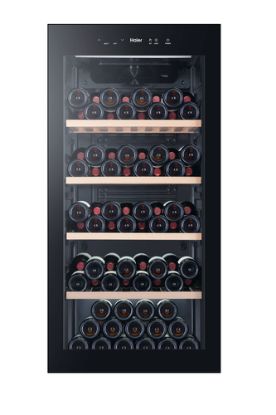 Immagine di Haier Wine Bank 60 Serie 5 WS120GA Cantinetta vino con compressore Libera installazione Nero 117 bottiglia/bottiglie