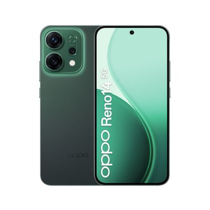 Immagine di OPPO 14 5G Reno14 5G 16,7 cm (6.59") Doppia SIM Android 15 USB tipo-C 12 GB 512 GB 6000 mAh Verde