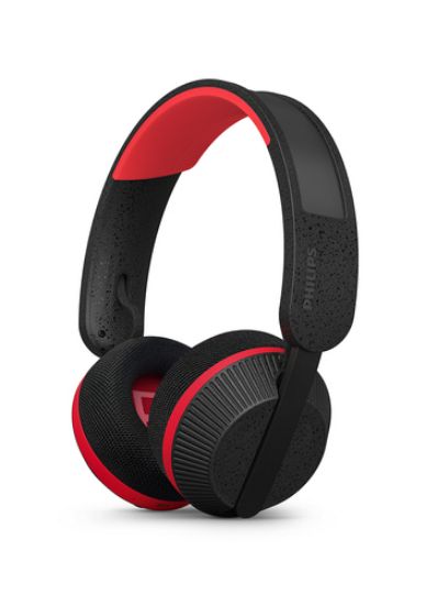 Immagine di Philips 6000 series TAA6219BK/00 cuffia e auricolare Cuffie Wireless A Padiglione MUSICA Bluetooth Nero, Rosso