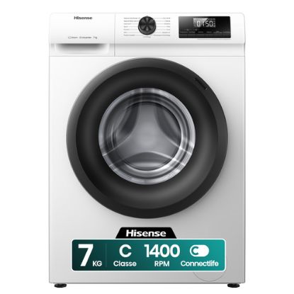 Immagine di Hisense lavatrice WFQP701219VM 7 Kg Classe A Vapore Quick Wash Inverter