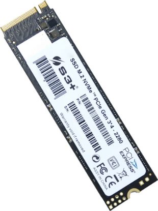 Immagine di S3Plus Technologies S3SSDD480 drives allo stato solido 480 GB M.2 PCI Express 3.0 NVMe TLC