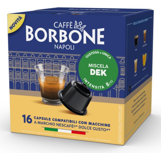 Immagine di Caffè Borbone DGBDEKPALAZZO16 capsula e cialda da caffè Capsule caffè 16 pz