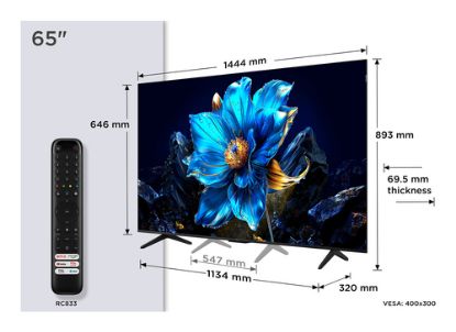 Immagine di TCL P79K Serie Smart TV QLED 4K 65" 65P79K, Dolby Vision - Atmos, HDR10+, Google TV
