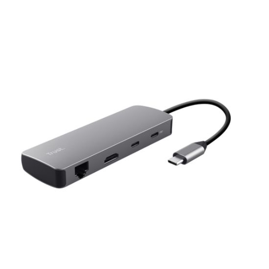 Immagine di Trust 25672 hub di interfaccia USB tipo-C Grigio