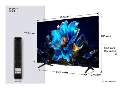 Immagine di TCL P79K Serie Smart TV QLED 4K 55" 55P79K, Dolby Vision - Atmos, HDR10+, Google TV