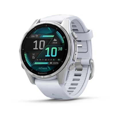 Immagine di Garmin Fenix 8 3,3 cm (1.3") AMOLED 43 mm Digitale 416 x 416 Pixel Touch screen Argento Wi-Fi GPS (satellitare)