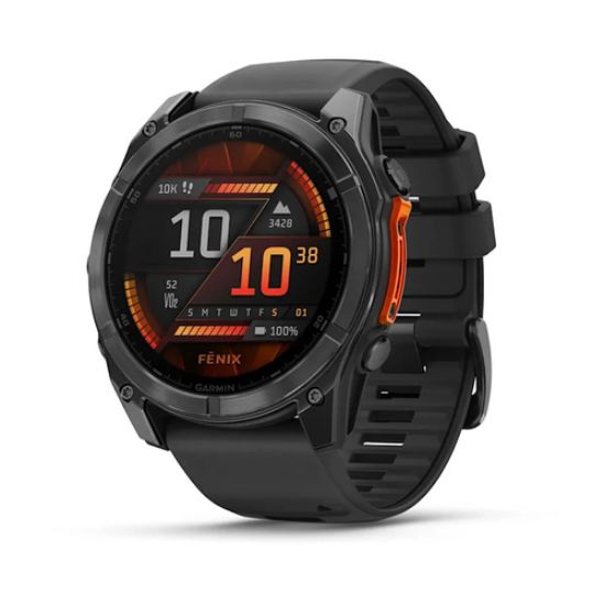 Immagine di Garmin Fenix 8 3,56 cm (1.4") AMOLED 51 mm Digitale 454 x 454 Pixel Touch screen Grigio Wi-Fi GPS (satellitare)