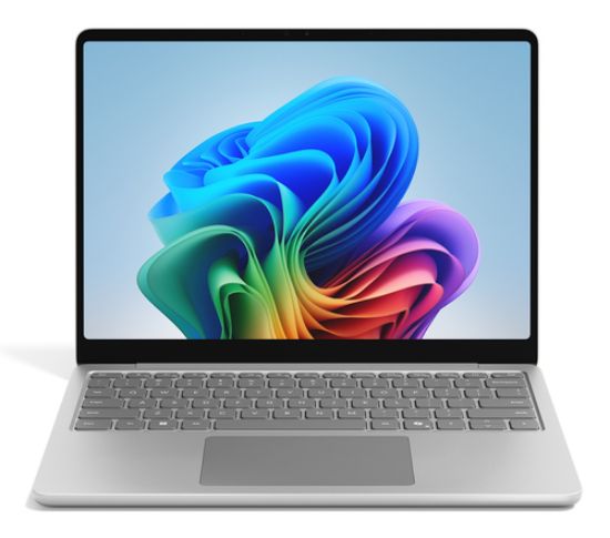 Immagine di Microsoft Surface Laptop Copilot+ PC Qualcomm Snapdragon Computer portatile 33 cm (13") Touch screen 16 GB LPDDR5x-SDRAM 256 GB SSD Wi-Fi 7 (802.11be) Windows 11 Home Platino