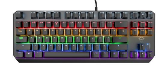 Immagine di Trust GXT 834 Callaz tastiera Gaming USB QWERTY Italiano Nero
