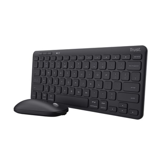 Immagine di Trust Lyra tastiera Mouse incluso Ufficio RF senza fili + Bluetooth QWERTY Italiano Nero