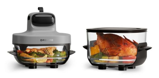 Immagine di Dreame Tasti Singolo Indipendente 1500 W Friggitrice ad aria calda Nero, Trasparente, Bianco