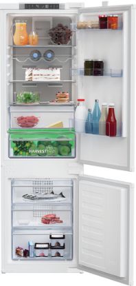 Immagine di Beko BCNA275E4SN: Frigorifero da Incasso Combinato, Total No-Frost, h 177.5 cm