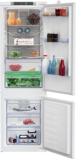 Immagine di Beko BCNA275E4SN: Frigorifero da Incasso Combinato, Total No-Frost, h 177.5 cm