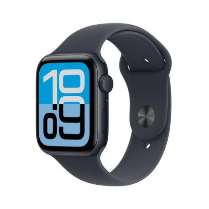 Immagine di Apple Watch SE (3nd generation) SE 3 GPS 44mm Cassa Alluminio Mezzanotte con Sport Band Mezzanotte - M/L