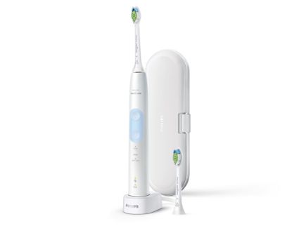 Immagine di Philips Sonicare ProtectiveClean 5100 Spazzolino Elettrico Sonico Bianco, con custodia da viaggio HX6859/29