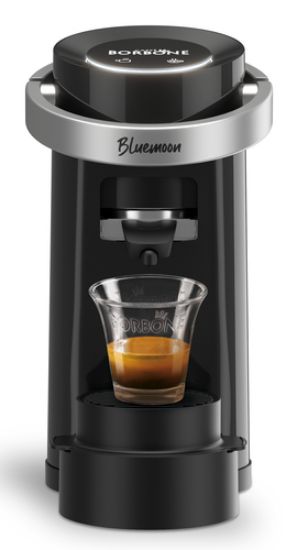 Immagine di Caffè Borbone Bluemoon Macchina da Caffè a Cialde ESE 44mm – Multifunzione per Espresso, Infusi e Bevande Calde, Pressione 15 bar, Serbatoio 0.9L - Nero