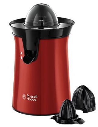 Immagine di Russell Hobbs Colour Plus+ spremiagrumi elettrico 60 W Nero, Rosso