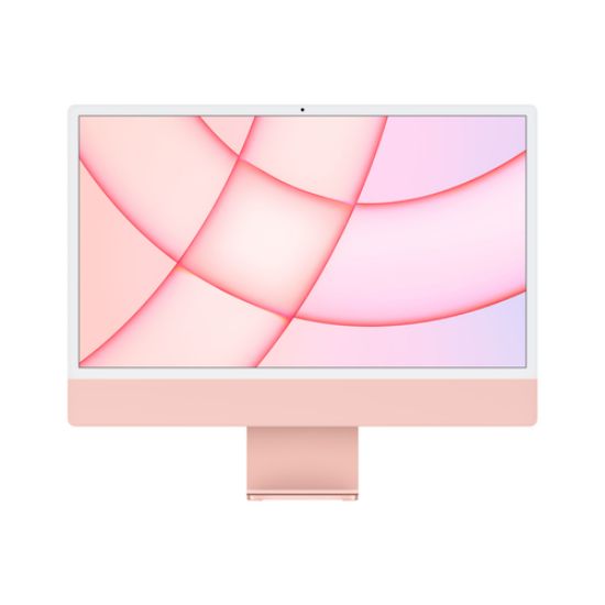 Immagine di Apple iMac 24" con display Retina 4.5K (Chip M1 con GPU 8-core, 256GB SSD) - Rosa (2021)