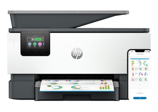 Immagine di HP OfficeJet Pro 9120e Wireless All-in-One Colore Stampante, Instant Ink; Stampa fronte/retro