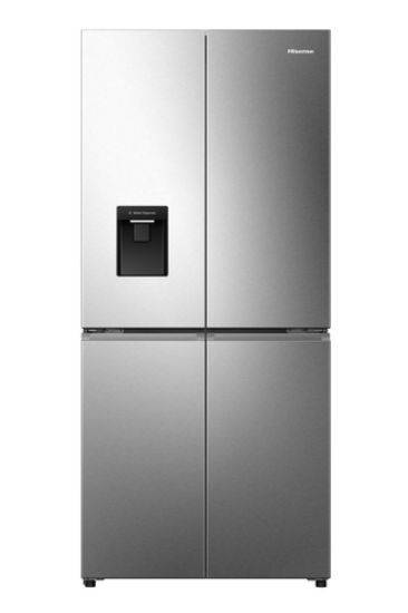 Immagine di Hisense frigorifero Quattro Porte RQ5P470SMIE libera installazione 460L Classe D Dispenser acqua