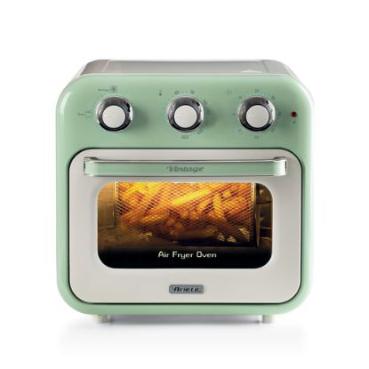 Immagine di Ariete 4632 Friggitrice ad aria e forno Vintage, 1400W, 2in1, Capacità 16L, Accessori inclusi, Timer 60 minuti, Doppio vetro, Verde