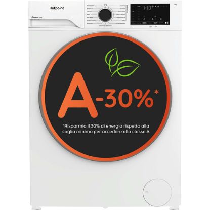 Immagine di Hotpoint Ariston HB 103 CARE IT, Capacità 10kg, classe A -30%, Motore Inverter, 1400 giri, Display digitale XL, Vapore,