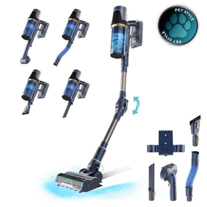 Immagine di Cecotec Conga Rockstar RS70 Pet Flex aspirapolvere senza filo Blu Senza sacchetto