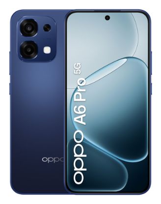 Immagine di OPPO A6 Pro 5G Smartphone, Foto AI 50MP, Frontale 16MP, Display 6.57” 120HZ AMOLED FHD+, 6500mAh, RAM 8(Esp8GB)+ROM 256GB (esp2TB), IP69, [Versione Italia], Stellar Black