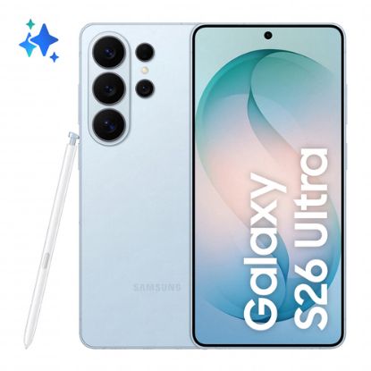 Immagine di Samsung Galaxy S26 Ultra Smartphone AI, 512GB, Privacy Display integrato, Processore potente, Assistente Foto, Camera 200 MP, 5000 mAh, Sky Blue