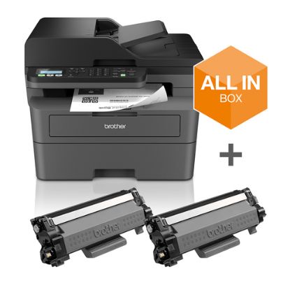 Immagine di Brother MFC-L2827DWXL stampante Laser A4 BOX 2 TONER INCLUSI