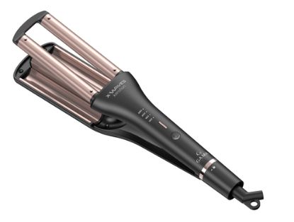 Immagine di GA.MA X-Waves Keration, ideale per creare Beach Waves, Massima Protezione Cheratina Capelli, Tecnologia Micro Glitt, Anti Crespo, Per Capelli Forti e Luminosi, Temperatura Regolabile, Riscaldamento Istantaneo, Display LED, Cavo Lungo 3 metri